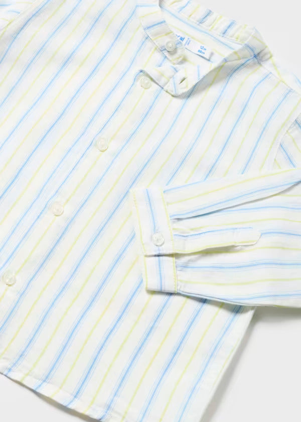 Mayoral Baby Boy Short Sleeve Buttondown Shirt  1117-93  Bco-Lima **