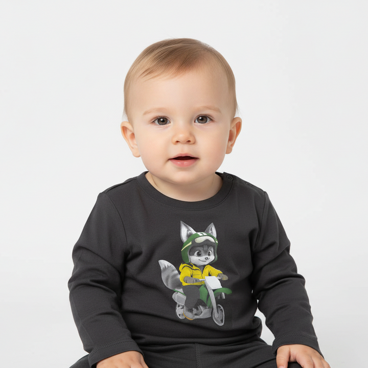 Mayoral Baby Boy Long Sleeve Tee   2065-22   Sombra