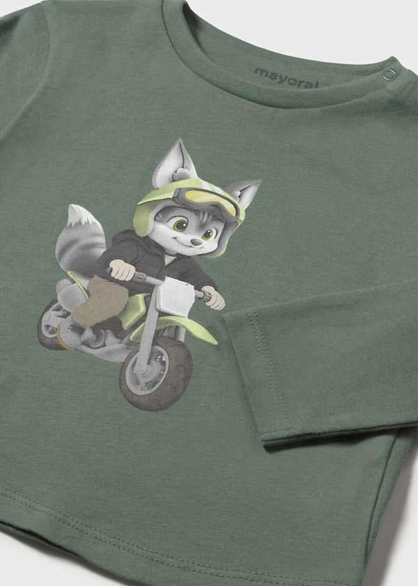 Mayoral Baby Boy Long Sleeve Tee   2065-21   Abeto