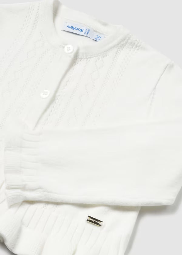 Mayoral Baby Girl Cardigan  1382-84  Crudo *