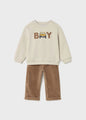 Mayoral Baby Boy Corduroy Trouser Set   2513-38   Caramelo