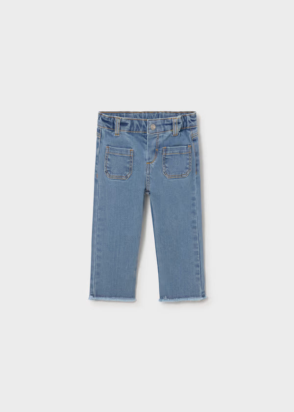Mayoral Baby Girl Denim Trousers   1511-76   Medio