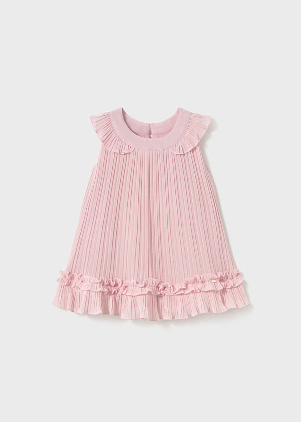 Mayoral Baby Girls Pleated Dress   1915-49   Rosa