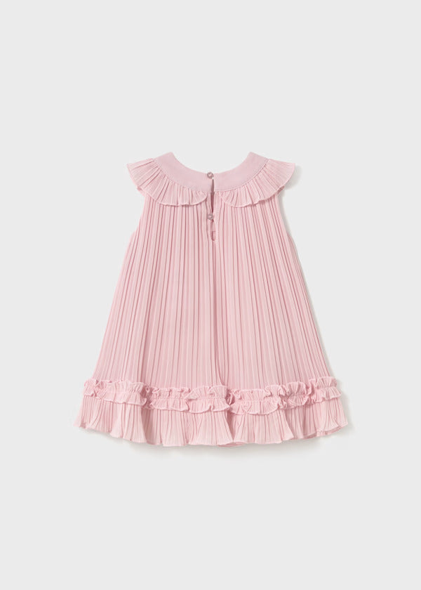 Mayoral Baby Girls Pleated Dress   1915-49   Rosa