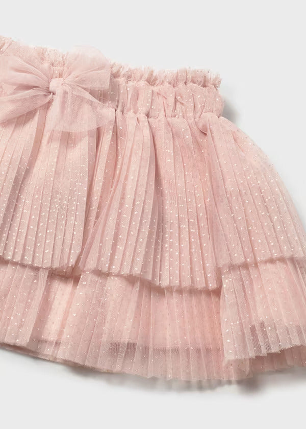 Mayoral Baby Girl Pleated Tulle Skirt   1902-37   Blossom