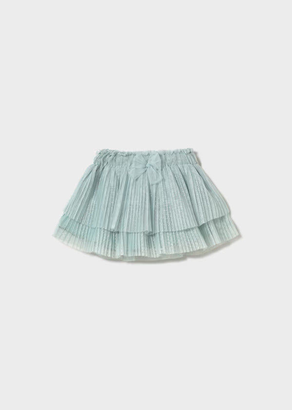 Mayoral Baby Girl Pleated Tulle Skirt   1902-38   Lago