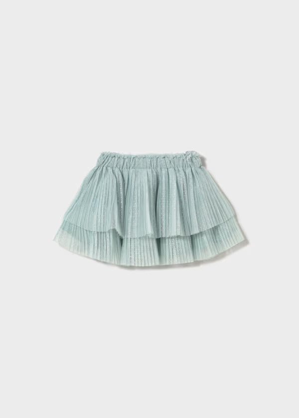 Mayoral Baby Girl Pleated Tulle Skirt   1902-38   Lago