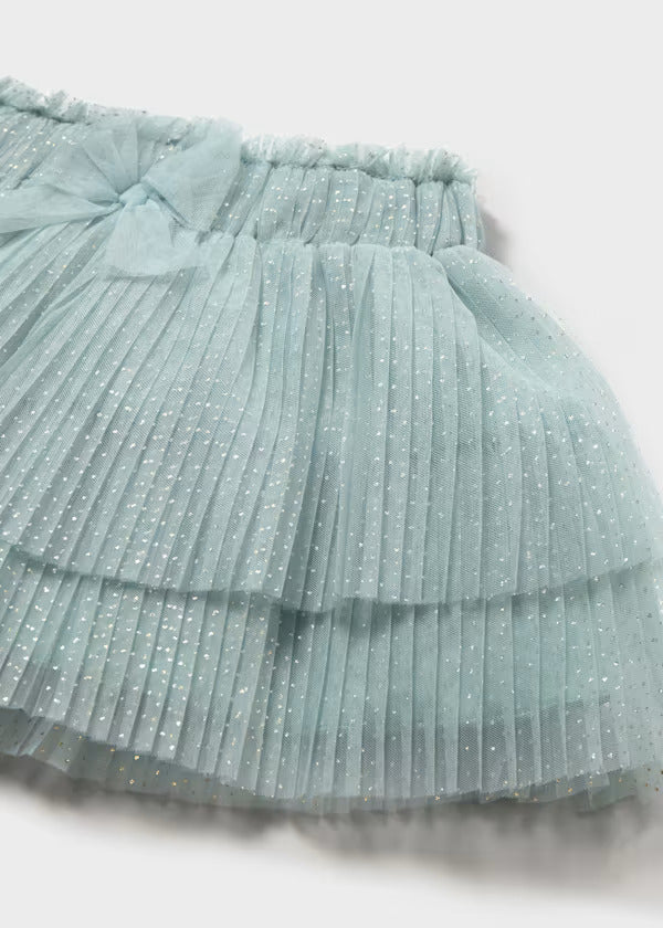 Mayoral Baby Girl Pleated Tulle Skirt   1902-38   Lago