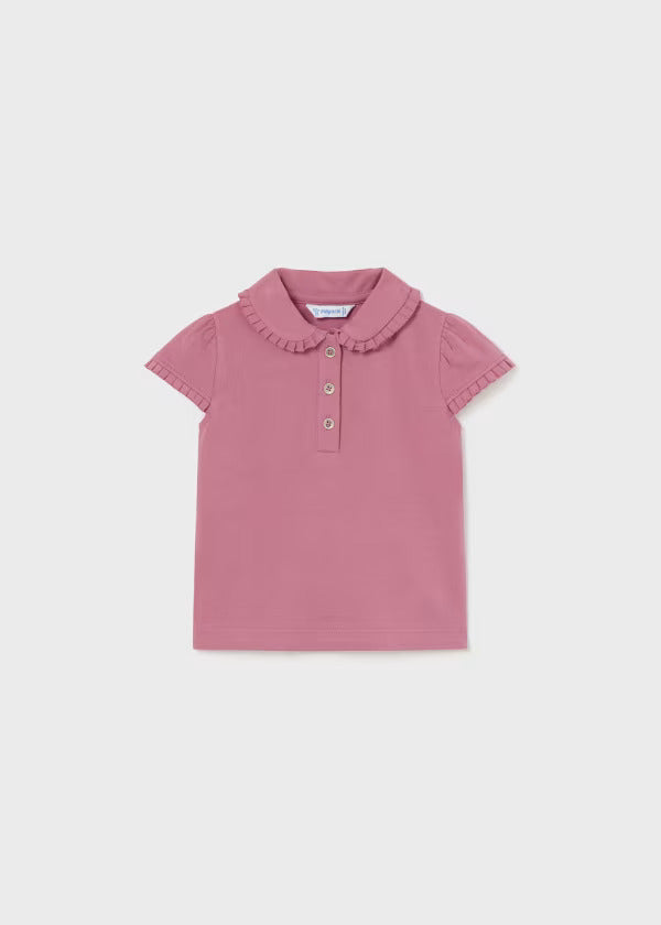 Mayoral Baby Girl Short Sleeve Polo  1101-59  Hibiscus