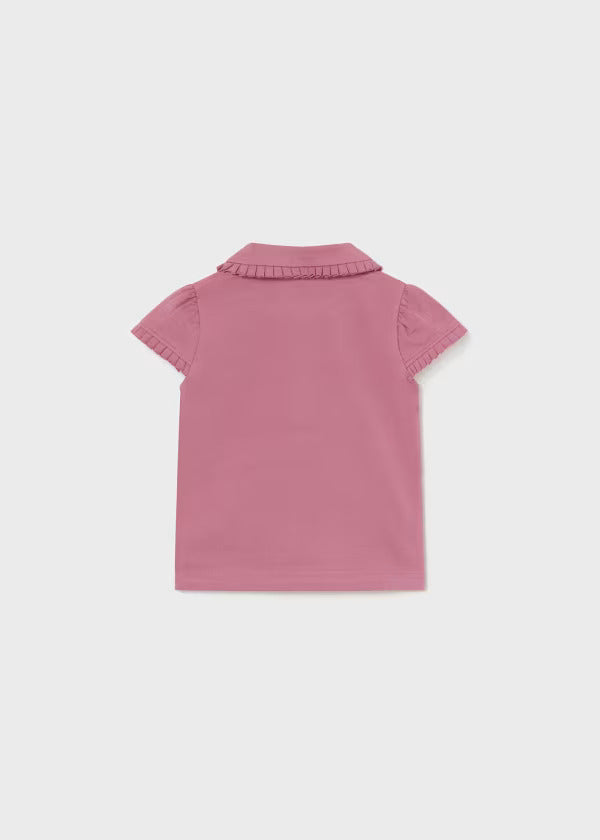 Mayoral Baby Girl Short Sleeve Polo  1101-59  Hibiscus