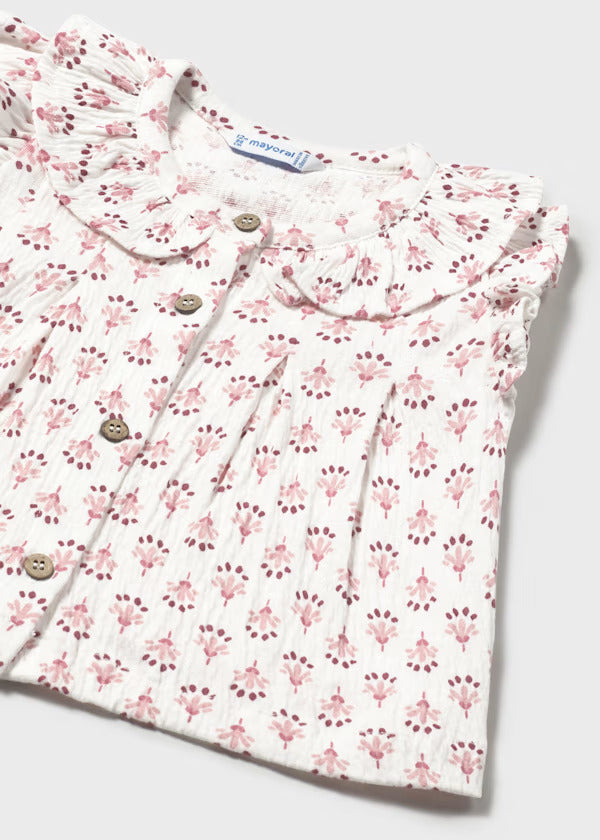 Mayoral Baby Girl Blouse   1105-79   Rosado**
