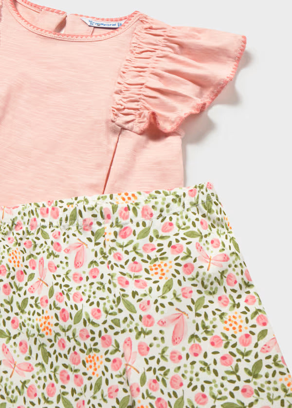 Mayoral Baby Girl 2 Piece Legging Set   1748-34   Blossom
