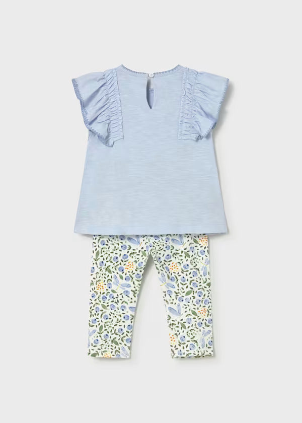 Mayoral Baby Girl Legging Set   1748-33   Cielo