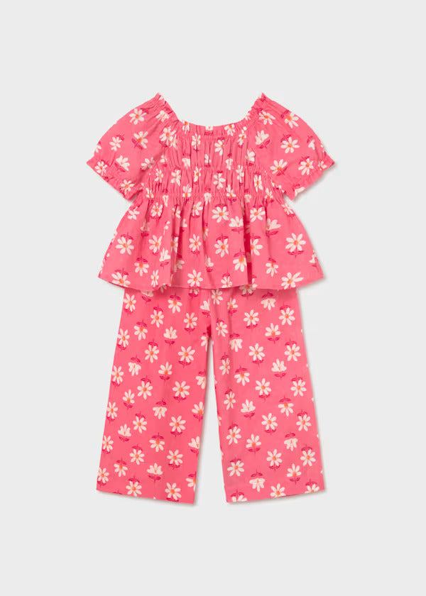 Mayoral Baby Girl Blouse & Pant 2 Piece Set   1513-74   Geranio