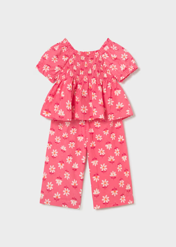 Mayoral Baby Girl Blouse & Pant 2 Piece Set   1513-74   Geranio