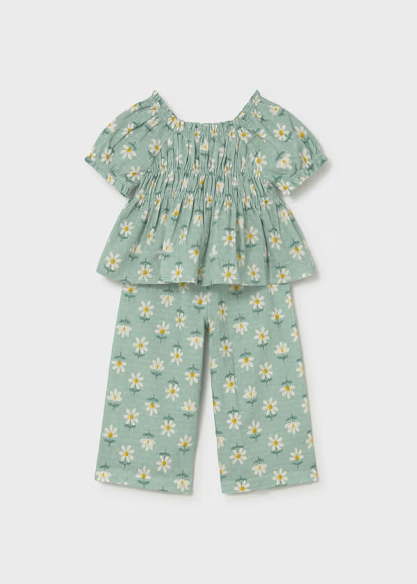 Mayoral Baby Girl Blouse & Pant 2 Piece Set   1513-73   Lago