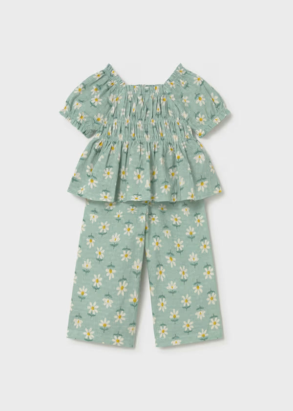 Mayoral Baby Girl Blouse & Pant 2 Piece Set   1513-73   Lago