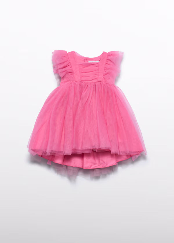 Abel & Lula Baby Girl Tulle Dress   5012-90   Chicle