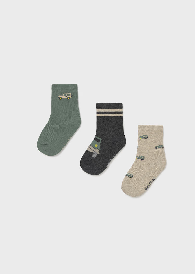 Mayoral Baby Boys Socks 3pk  10008-53 Abeto