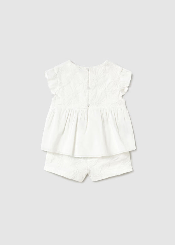 Mayoral Baby Girl Short Set   1261-27   Crudo *