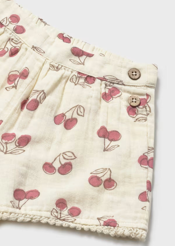 Mayoral Baby Girl Shorts   1202-35   Hueso