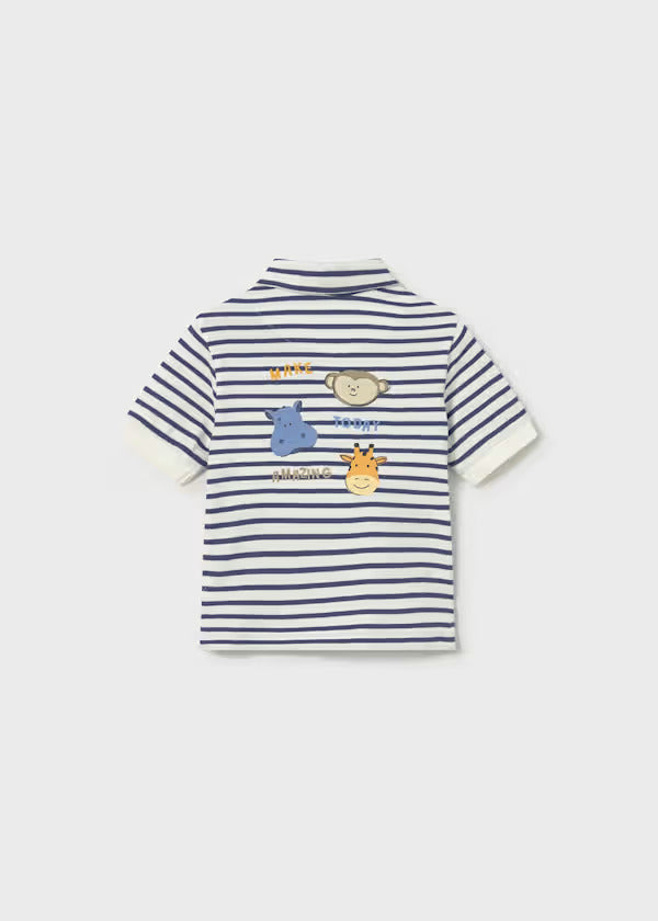 Mayoral Baby Boy Short Sleeve Polo   1110-45   Oceano