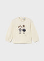 Mayoral Baby Girl Long Sleeve Tee   2075-79   Mac-Marino