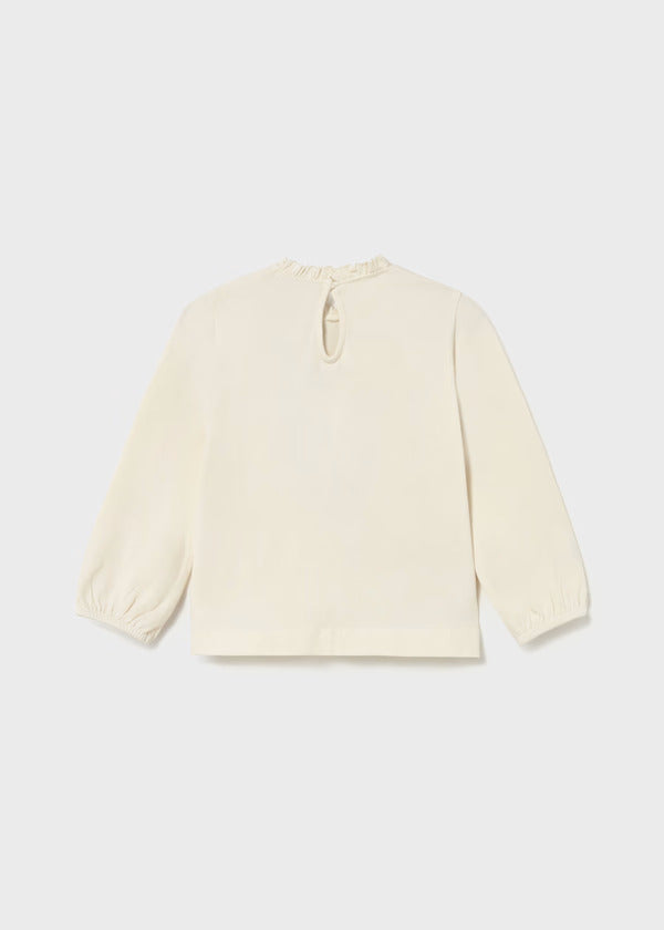 Mayoral Baby Girl Long Sleeve Tee   2075-79   Mac-Marino