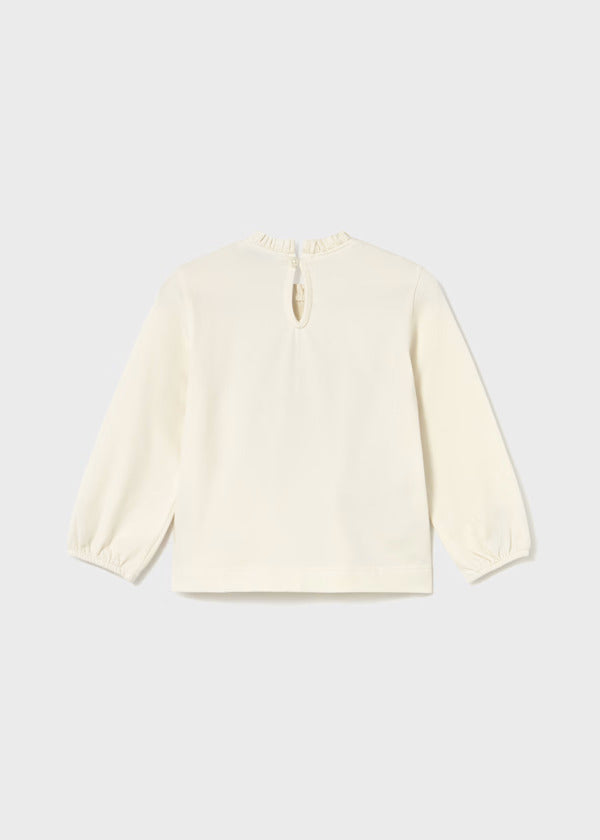 Mayoral Baby Girl Long Sleeve Shirt   2075-78   Mac-Cuarzo