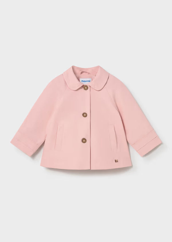 Mayoral Baby Girl Trench Coat   1494-96    Peonia