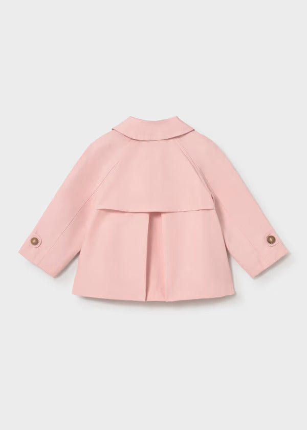 Mayoral Baby Girl Trench Coat   1494-96    Peonia