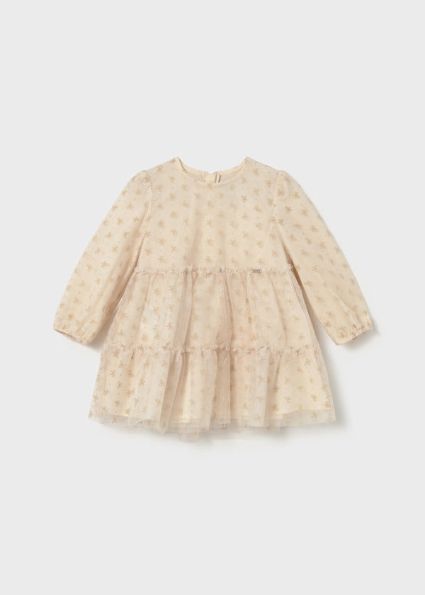 Mayoral Baby Girl Tulle Dress    2907-79   Almendra