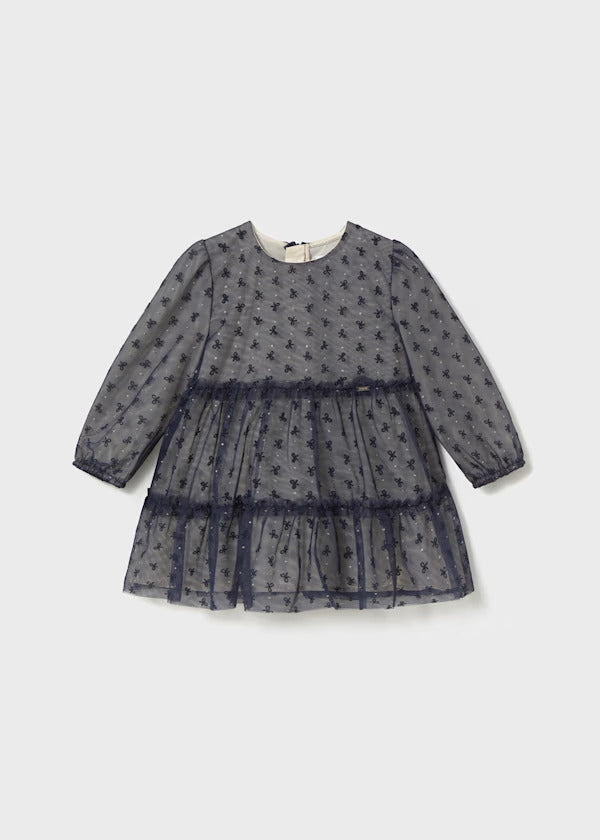 Mayoral Baby Girl Dress   2907-81   Marino