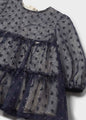 Mayoral Baby Girl Dress   2907-81   Marino