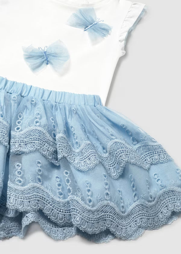 Mayoral Baby Girl Skirt Set   1929-61    Cielo