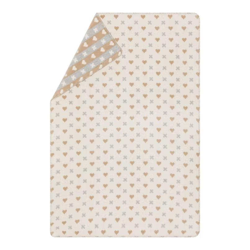 Fussennegger Toddler Blanket Hearts & Crosses 02546005