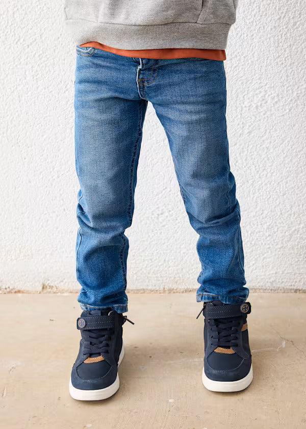 Mayoral Boys Slim Fit Denim Jeans   504-62   Medio