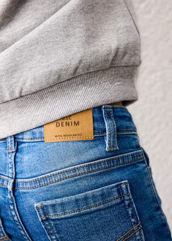 Mayoral Boys Slim Fit Denim Jeans   504-62   Medio