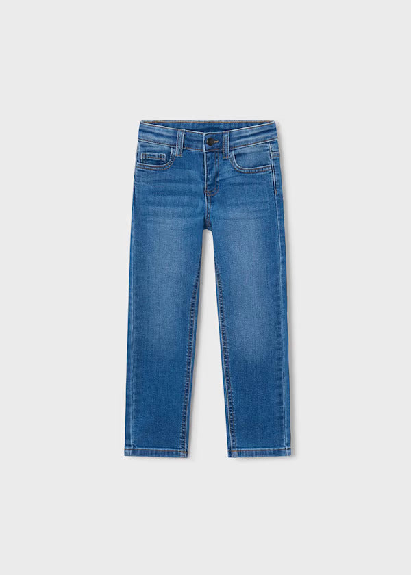 Mayoral Boys Slim Fit Denim Jeans   504-62   Medio
