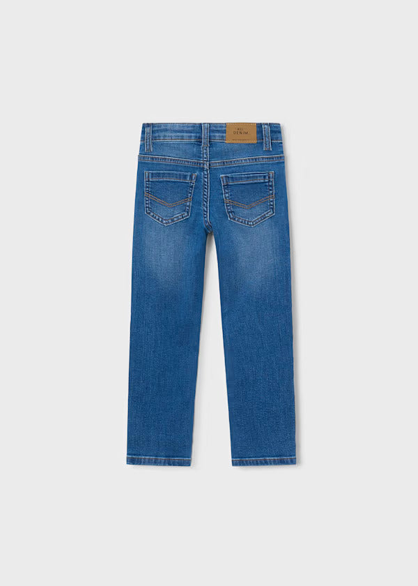 Mayoral Boys Slim Fit Denim Jeans   504-62   Medio