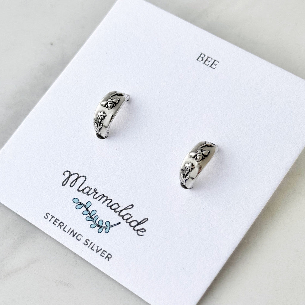 Marmalade Bee Huggies - Silver