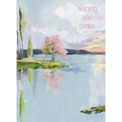 Card  -  Cherry Tree Sunset  -  Sympathy