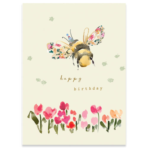 Calypso Birthday Card  CC2174  Meadow Bee