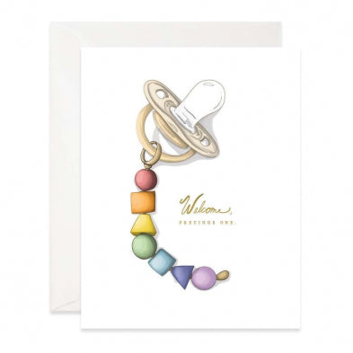 Baby Card GC0297  Rainbow Pacifier