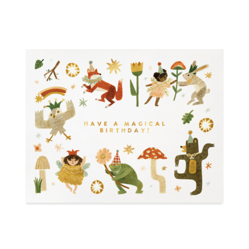Halfpenny Birthday Card HP26076MK  Whimsical Birthday