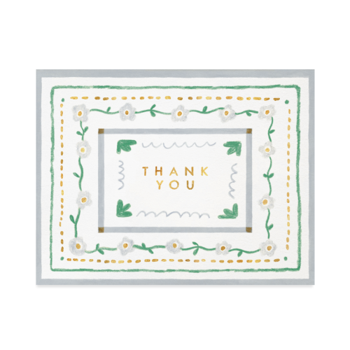 Halfpenny Thank You Card HP26109MK  Classic Thank You