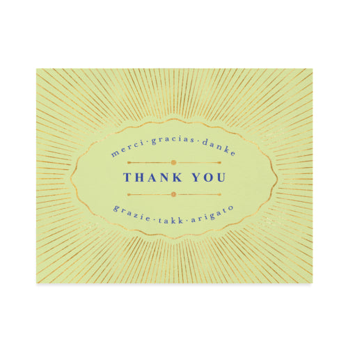 Halfpenny Thank You Card HP26299PV  Elegant Thank You