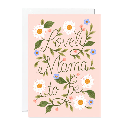 Ricicle Baby Card  C208  Lovely Mama To Be