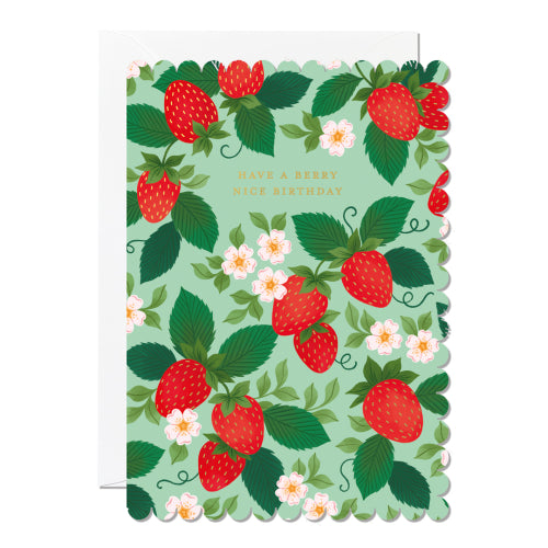 Ricicle Birthday Card  C272  Berry Nice Birthday