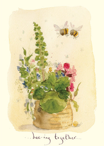 Two Bad Mice Card  IF198  bee-ing together